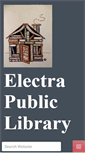 Mobile Screenshot of electrapubliclibrary.org
